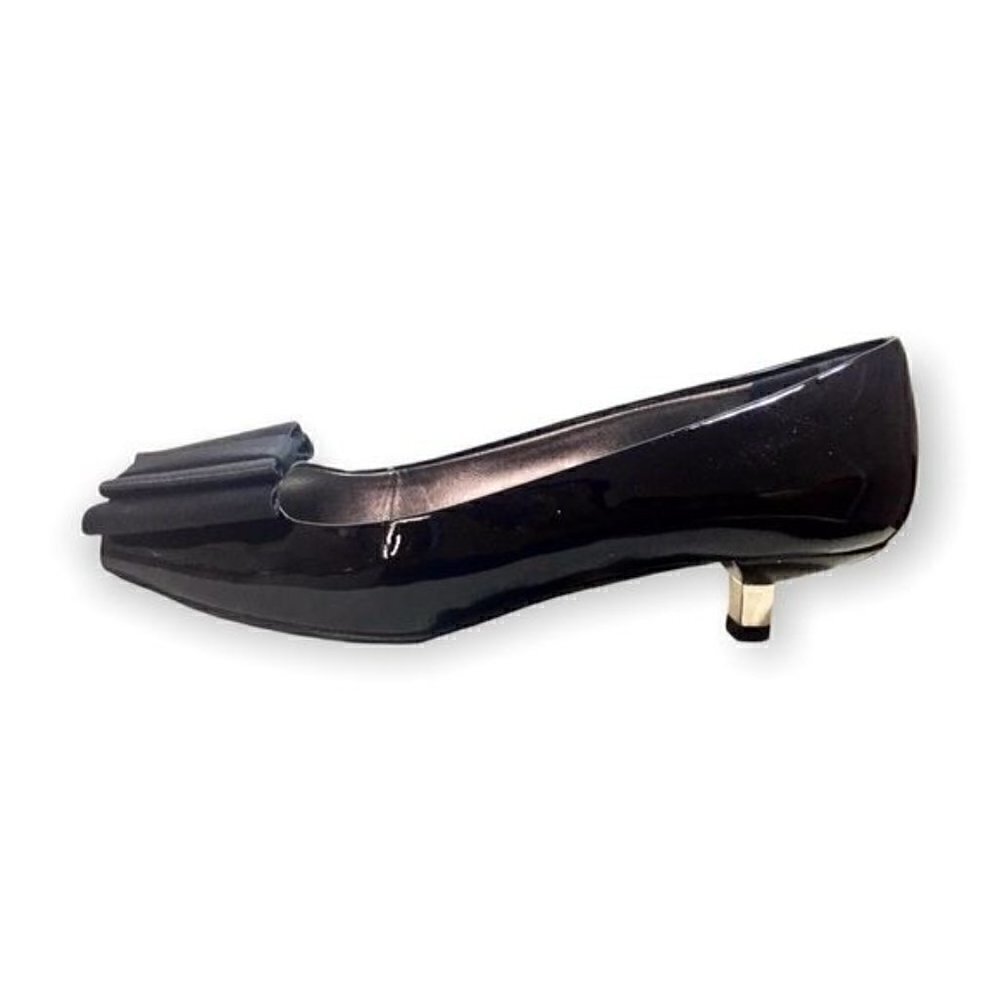 Prada patent leather pump with grosgrain bows Size 38.5 EU, in  Original Box - Picture 4 of 12